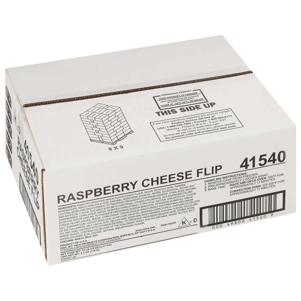 Rich's Croissant Preproofed Products 48) 4.1oz ( Dough Raspberry Cheese