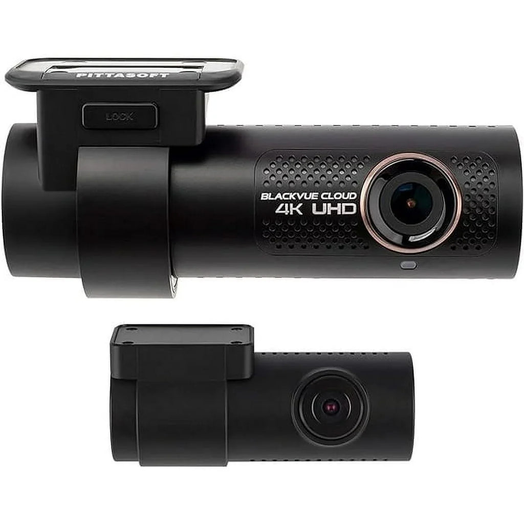 Card with Built-in Wi-Fi, Plus DR900X-2CH Cloud 32GB Open BlackVue 4K Dashcam, Box microSD