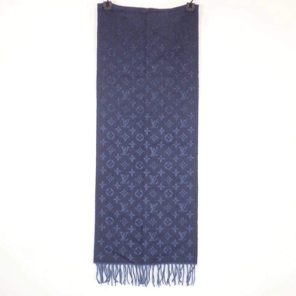 Marine Men's M70257 Blue Scarf Gradient Pre-Owned Monogram (Good)