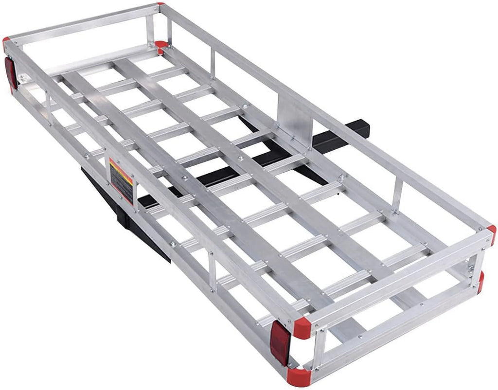 x Cargo 7” Truck, Car, Fits Cargo Trailer Basket 22” Carrier, Hitch Luggage Hitch 2” Rack, Cargo 60” x Vehicle , Capacity for Receiver, 500LBS Carrier Mount Aluminum