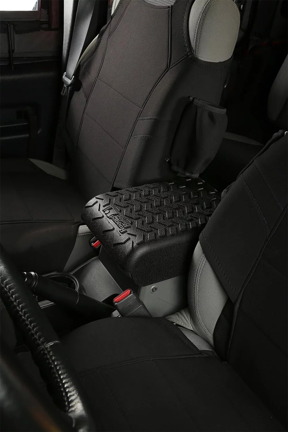Shield, 13107.40 Jeep Console Wrangler Rugged Center Ridge Black; 07-10