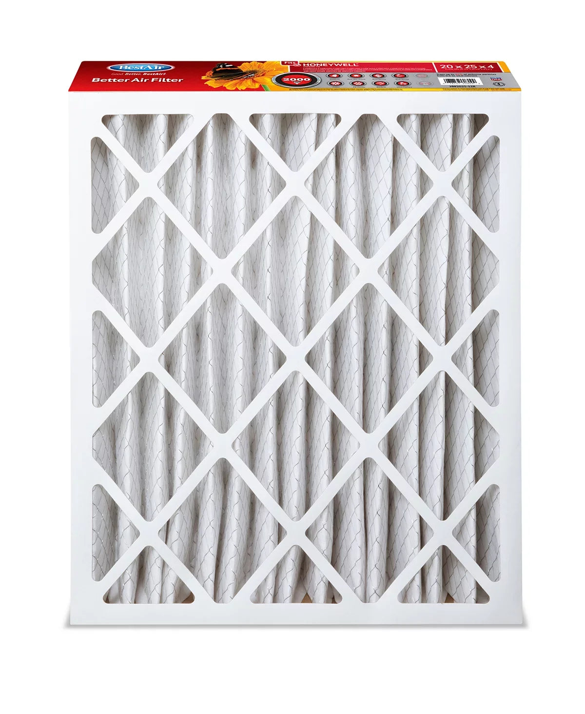 11 2000 Series Honeywell 20x25x4 Furnace Filter HW2025-11R BestAir