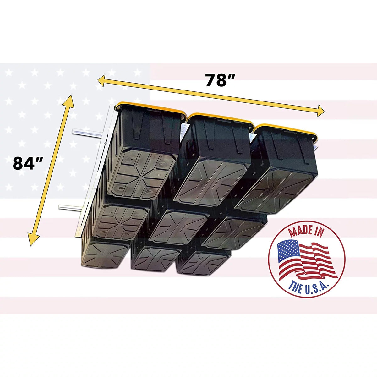 for Steel Storage Containers E-Z Rack Tote Storage Ceiling Garage Overhead