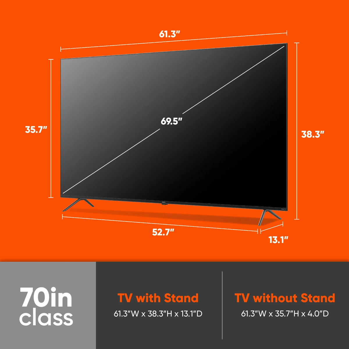 Roku onn. Rate, and Dolby 70” Smart Refresh with Dolby Vision, Local 4K Atmos, Dimming, (2160p) Effective (100071708) 120hz