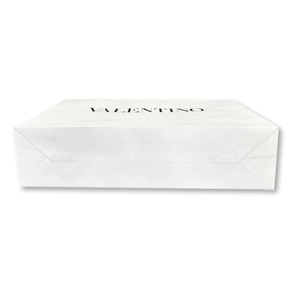 Designer Packaging Large Gift Paper White Logo Valentino Bag Shopping