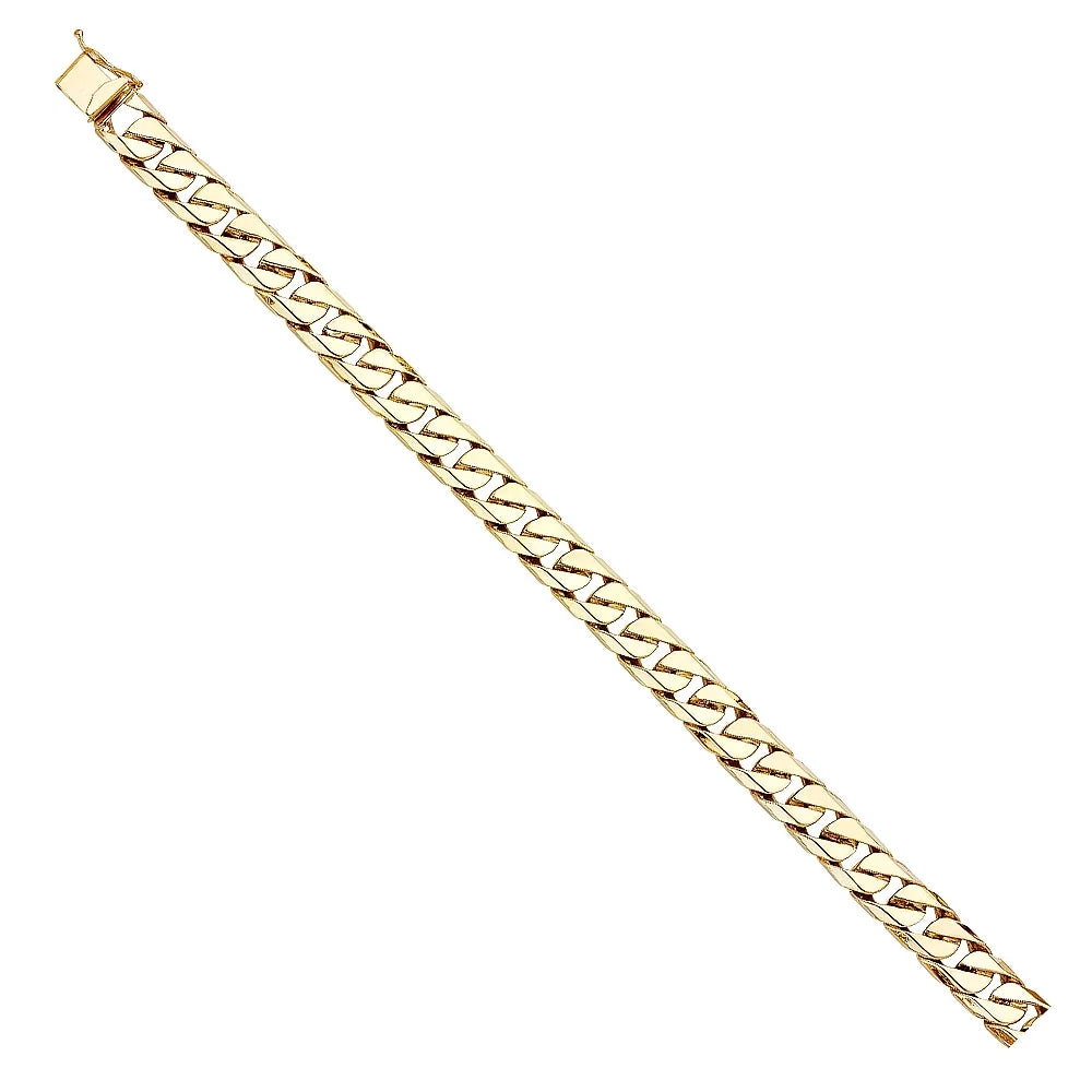 and Weight Bracelets Elegant 14KY Gold 8.5" Cuban Women for - | Yellow Men Gift Bracelet Chain | 34.5 Men’s Link | Gold 14k Jewelry for
