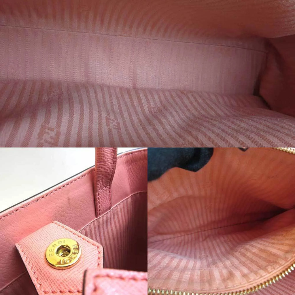 Shoulder Ladies 2way Tojour Pink Bag 8BH253 Fendi Pre-Owned (Good) Hand