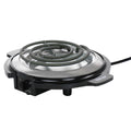 Electric Range in Black Single Chef Burner Better Buffet