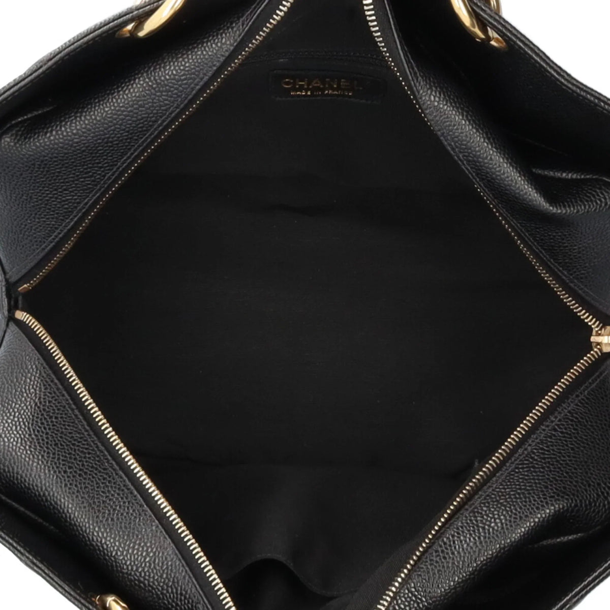 Caviar Tote Shoulder Chain (Good) Skin Bag Black Women's Pre-Owned