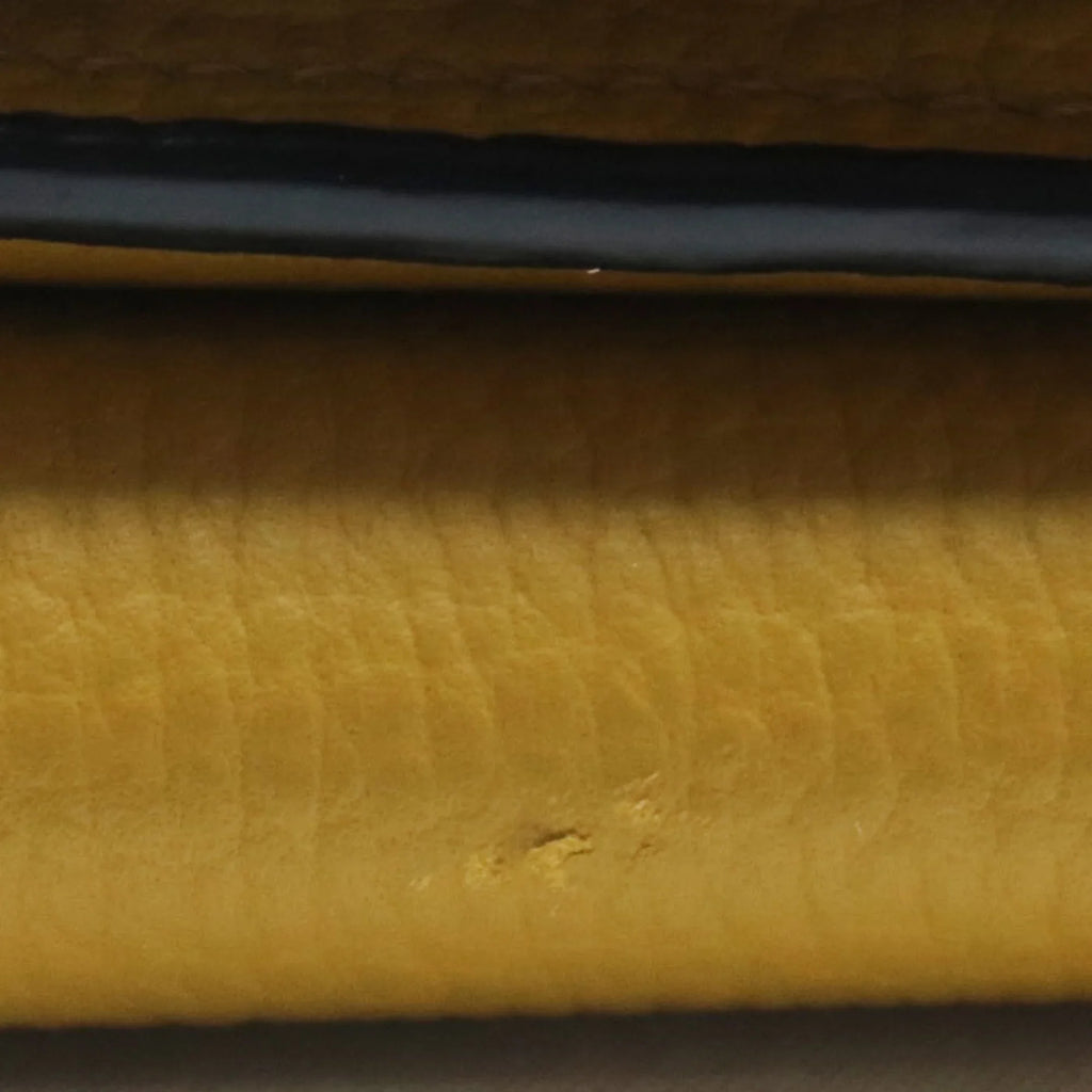 8110 (Good) C821TR2X02 Women's Color Trifold Wallet Pre-Owned Anagram Mustard