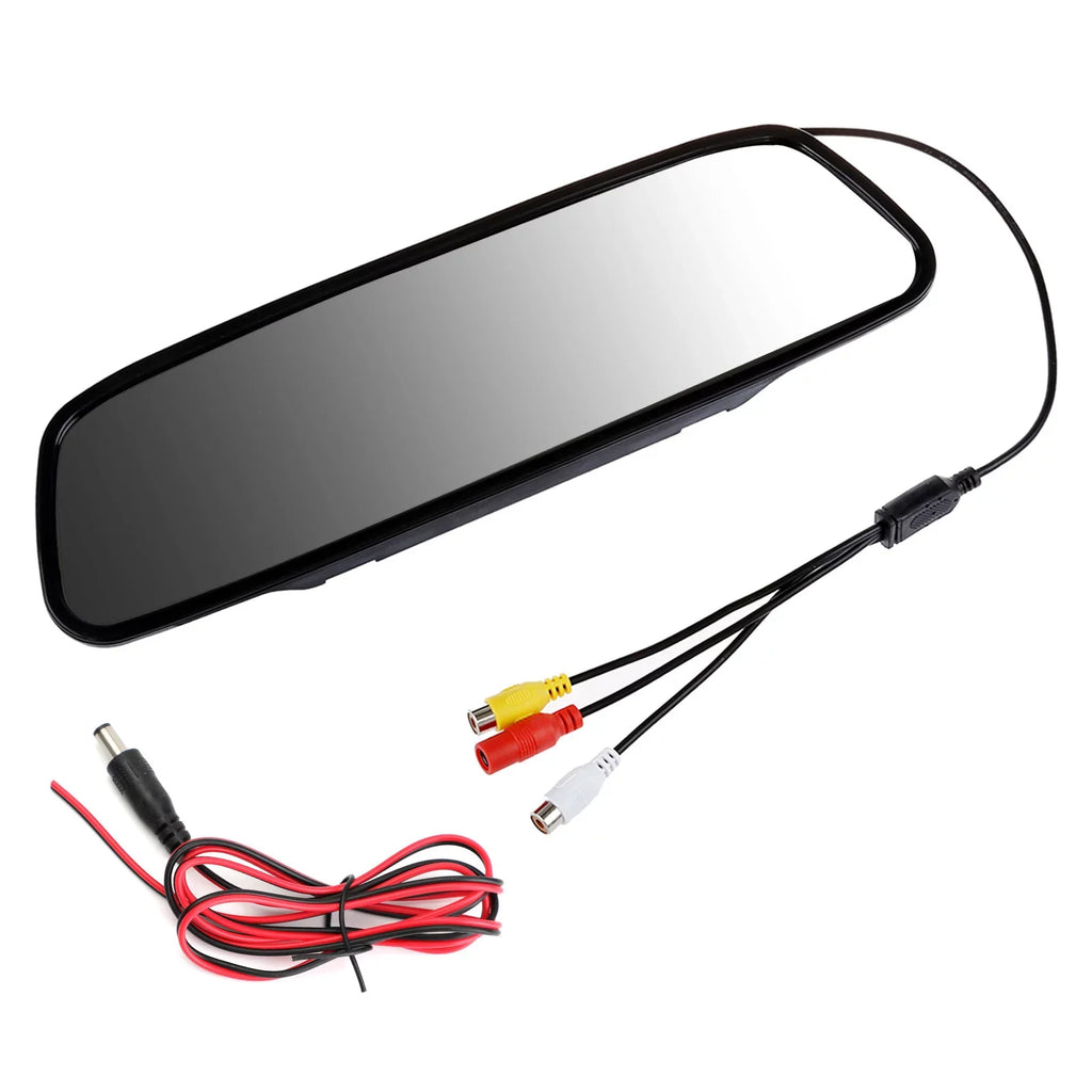 5.0" 2- Mirror System + Universal Camera Monitor Mad Kit Vehicle Car Hornets 170