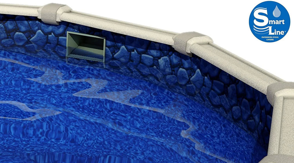 Unibead for Pool Gauge | Swimming Liner SmartLine Height Round | | 18' Swirl Boulder 25 54"