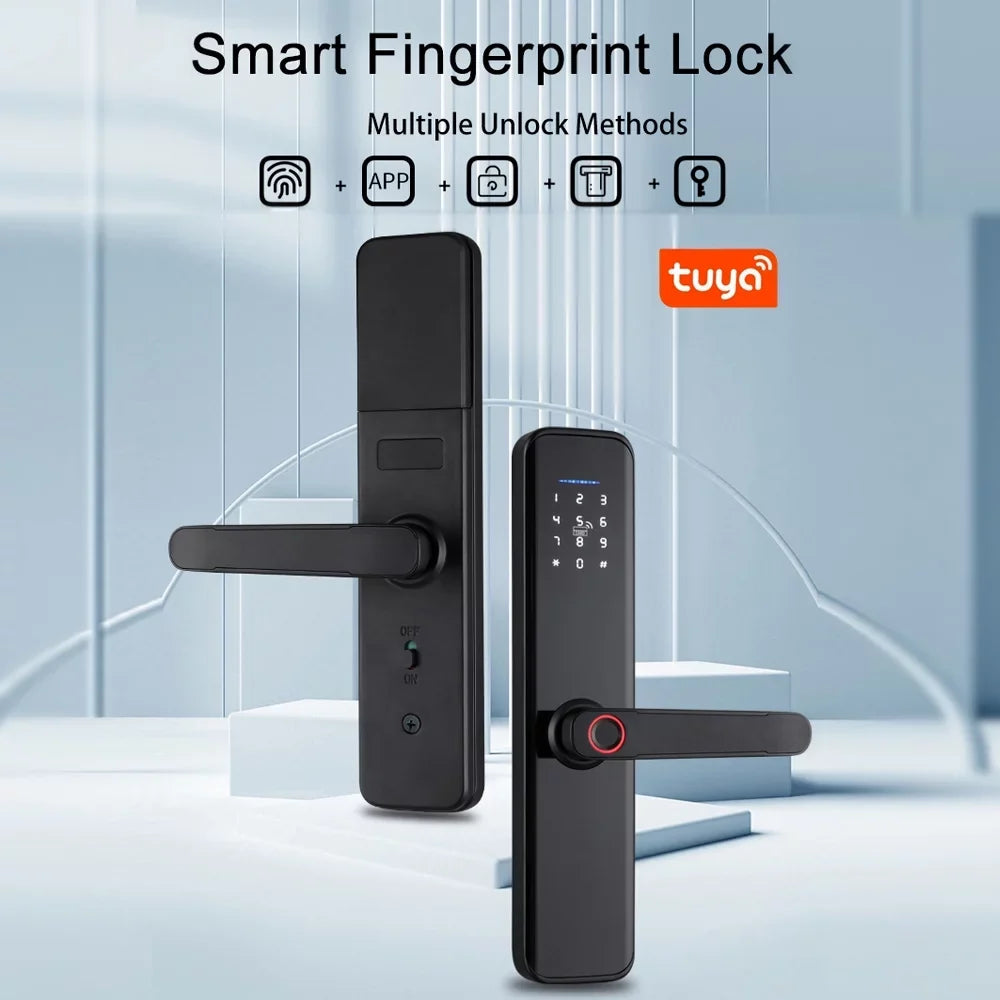 Electronic Lock Door Smart with Keypad Lock Door Fits Door Deadbolt Smart Lock Lock Lock Lock with Fingerprint Carevas Fingerprint Door Handle
