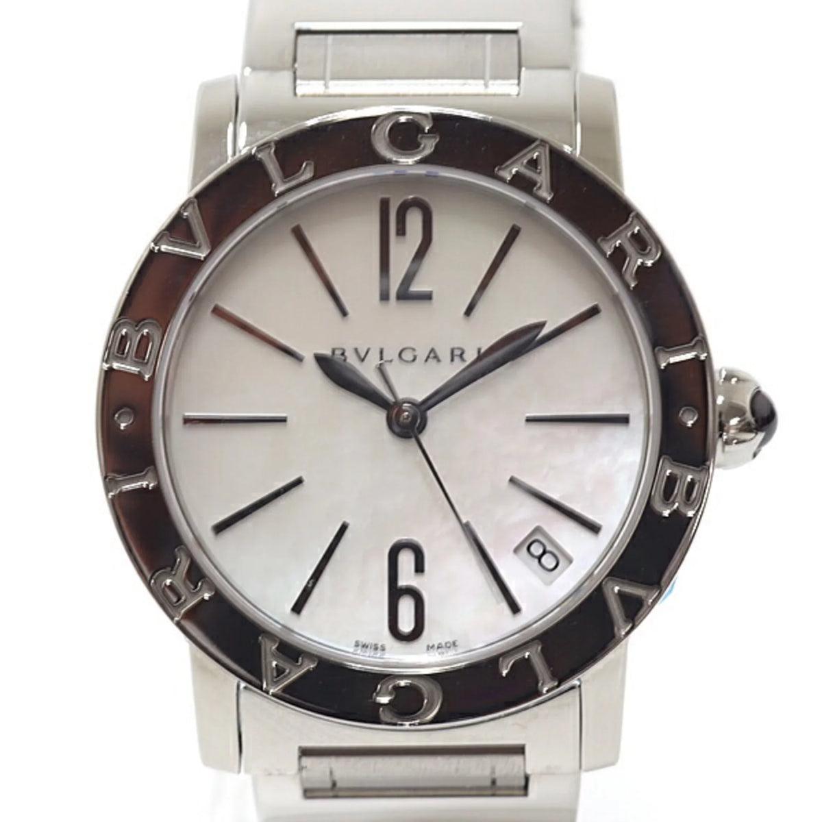 Pre-Owned White Winding Shell Watch Dial BBL33WSSD (Like New) Bulgari Boys Automatic