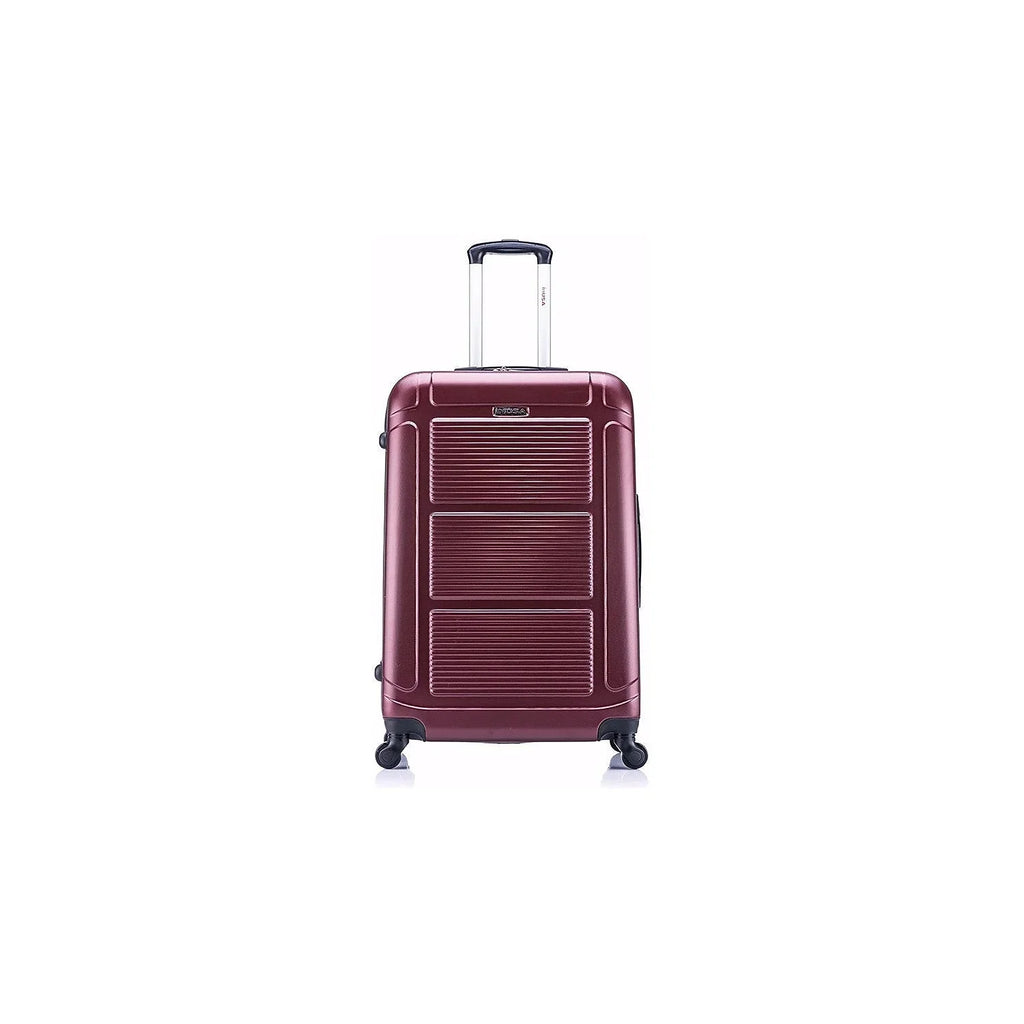 Spinner InUSA Wine Plastic 4-Wheel Luggage Pilot Large (IUPIL00L-)