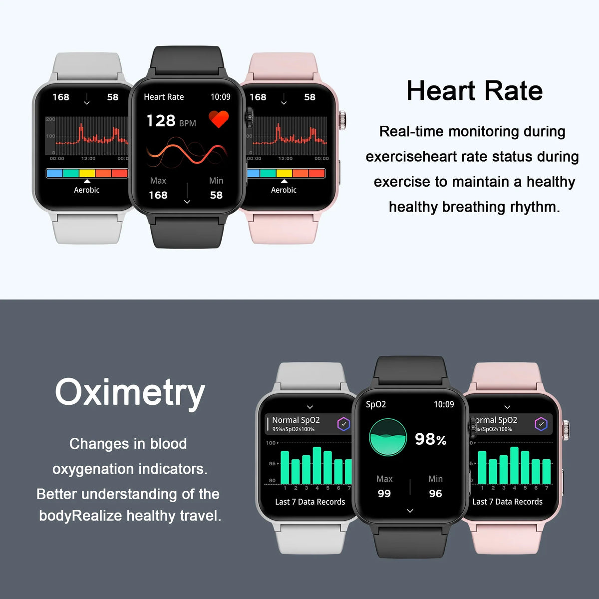 Touch 1.83" with Android Games,100+ and Smartwatch Blackview Smart iOS, Fitness Set for Moistureproof, Gifts Assistant, Watch 4 Bluetooth Call, of Romantic Sports, Voice 2 with Screen, Tracker Mini