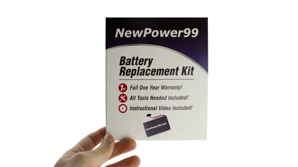 Full Replacement Battery with Kit and Warranty One Year Samsung Instructions, Tools, Life E Extended Video Battery Nook 9.6" Tab