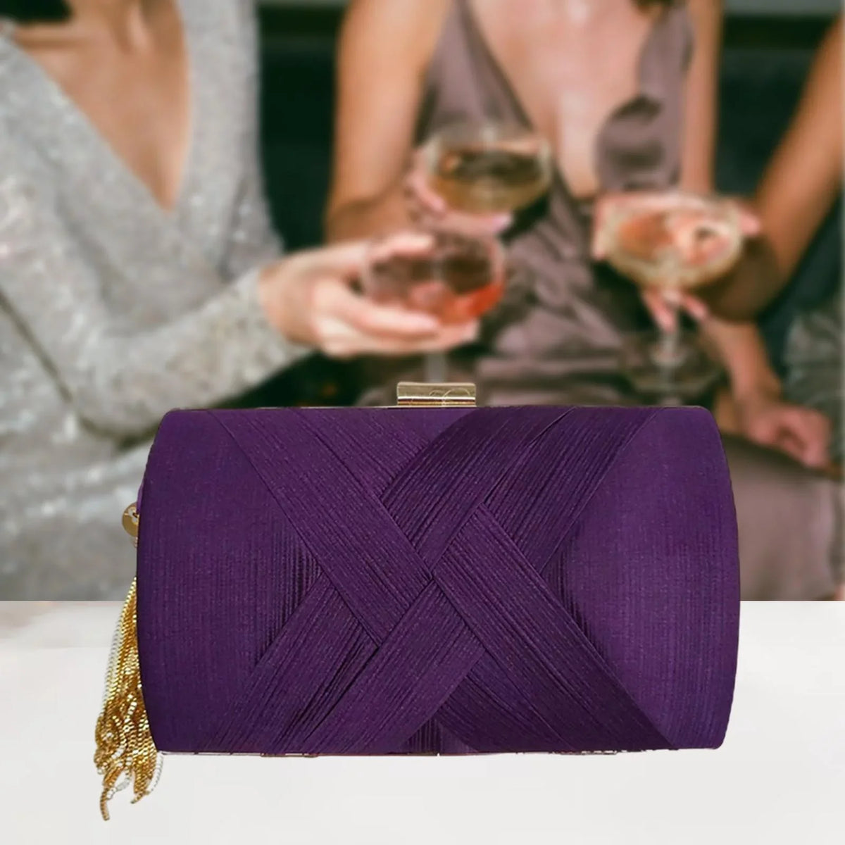 Bag Tassel , Luxury Clutch Evening Purses Bag Handbag Clutch Shoulder Women