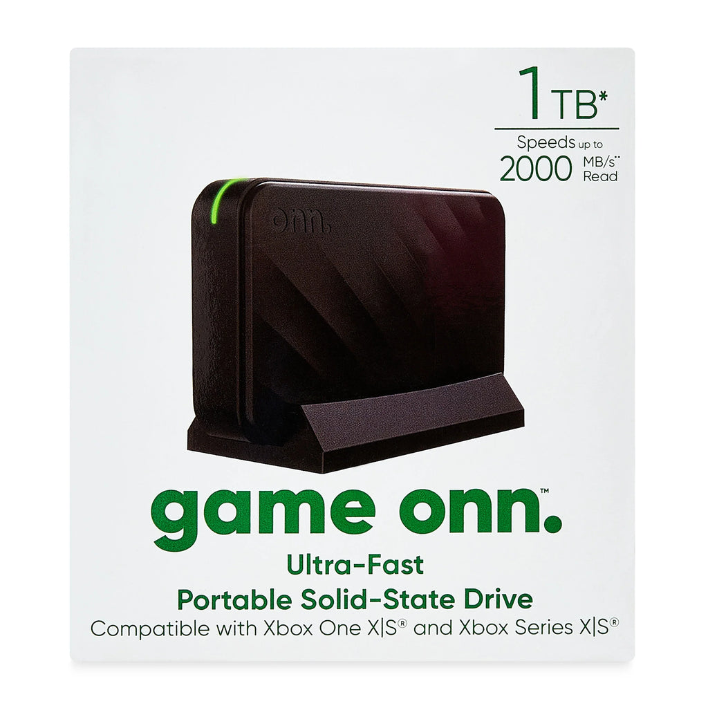 onn. 1TB Xbox with Gaming and Xbox One X|S Fits Portable Series