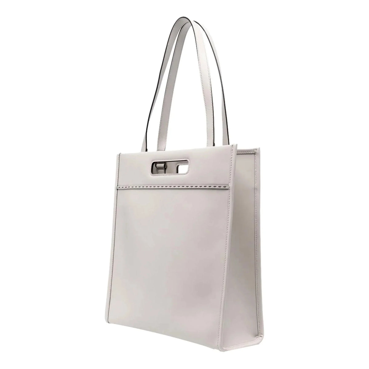 New Roma Fendi Calf Bag Ghiaia Leather Tote