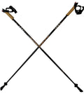 Nordic Walking 115cm Series Length Carbon Walking Fixed Platinium Poles Brown