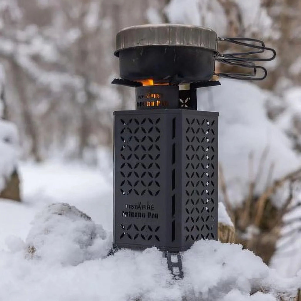 Outdoor Inferno Biomass Emergency, Pro Stove (off-Grid, Camping) Fuel InstaFire New
