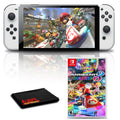 Game Nintendo with Switch Deluxe White Kart Mario 8