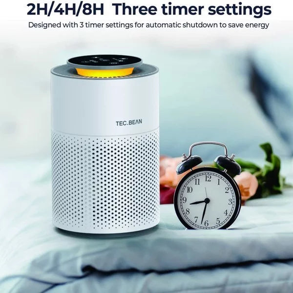 for Desk; Night True . H13 Office Purifiers White Light; JH50G-M; with Bedroom Filter Adjustable Air Air for