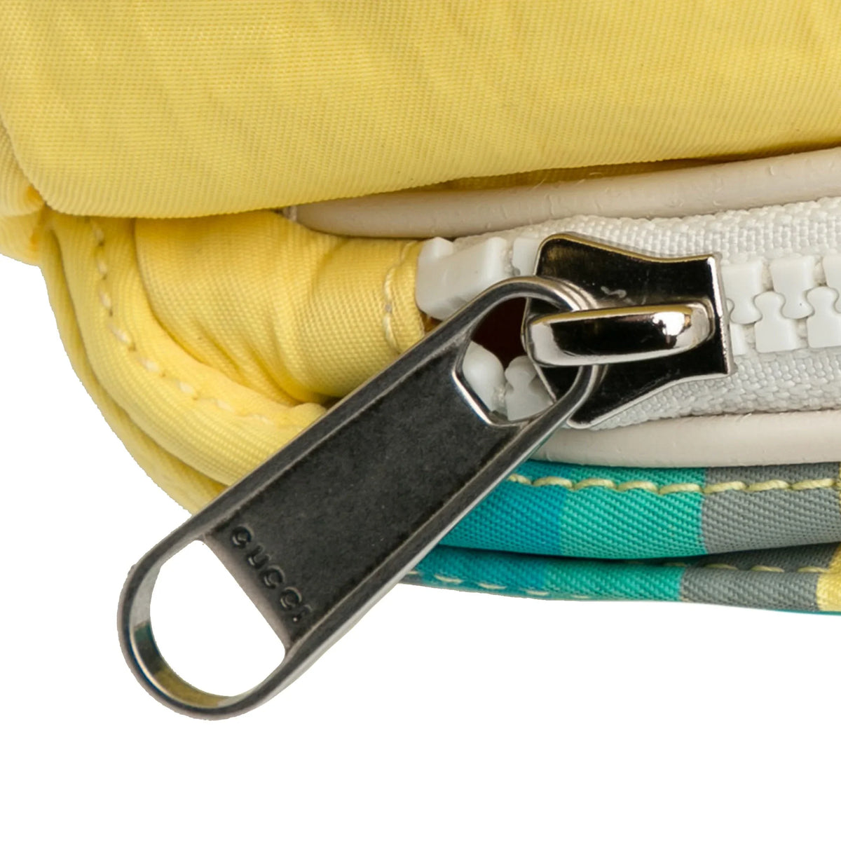 Blind Nylon For with Defects) Fabric Belt Authenticated (New Unisex Love Gucci Pre-Owned Bag Yellow