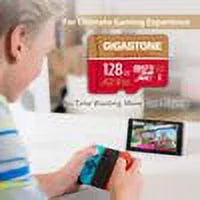 A2 Pro, to 128GB 4K Micro Pack Fits, up 4K Switch R/W 2 (2x128GB) Gigastone Nintendo App, Run Video Game Card, Micro Recording, 100/50MB/s,