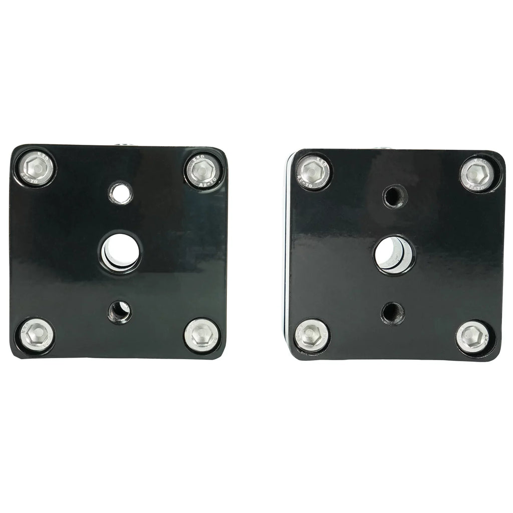 360° 5.25" Rockville Aluminum MAC525B Speaker Swivel Surface Black 2) Pods Mount