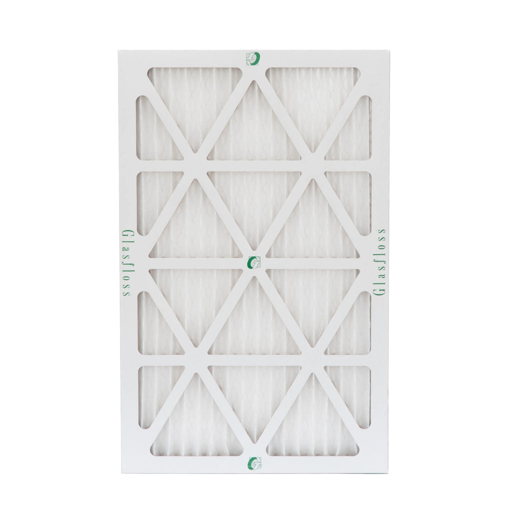 x x Glasfloss. 23-1/2 Actual 12 Filters Size: Pack Pleated 10x24x1 of by Air 9-1/2 7/8 10