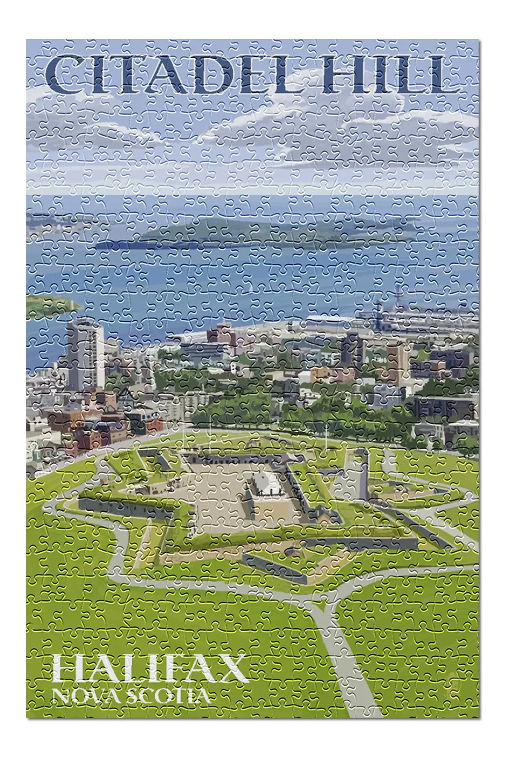 Made Piece ) Puzzle Nova inches, Scotia, and for 500 in Jigsaw (19x27 Premium Adults Halifax, Family, Citadel Hill