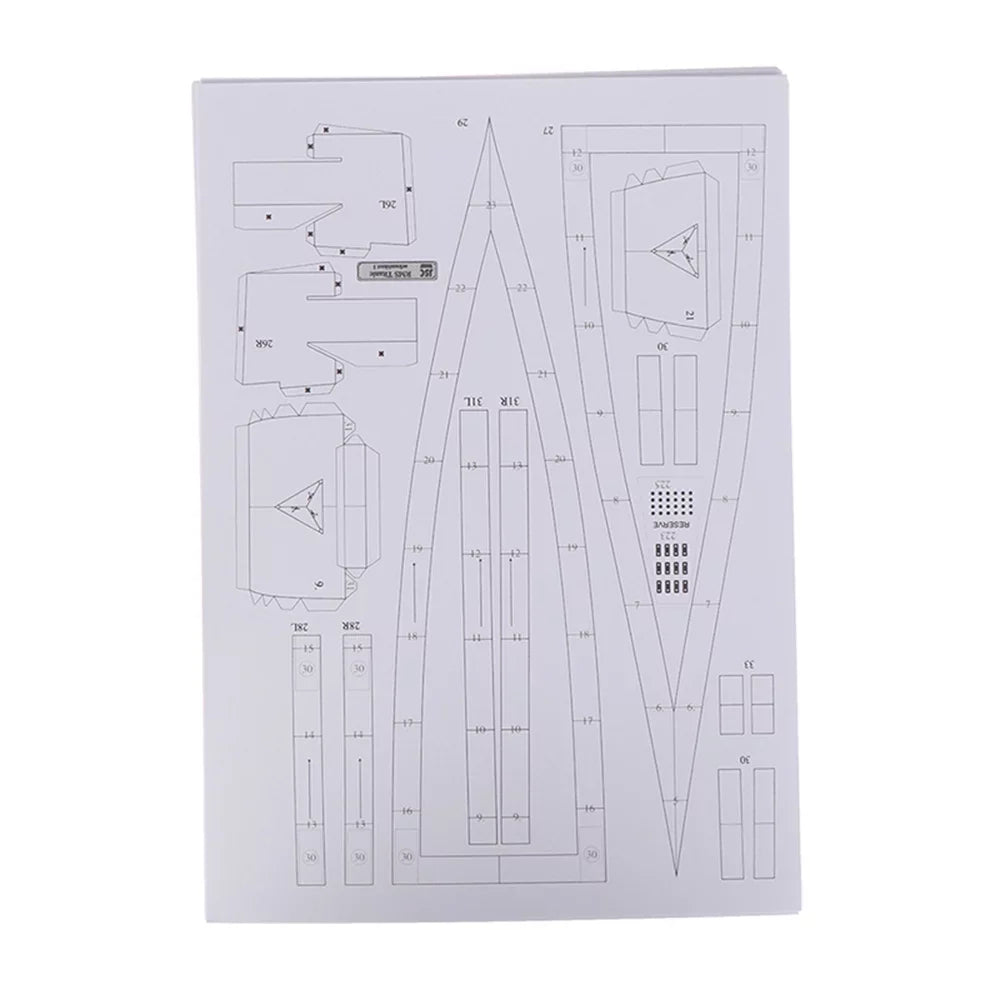 Ship Cruise Kit British 1:400 67*7CM Model Titanic Model Handmade ) (Unassembled Model Paper
