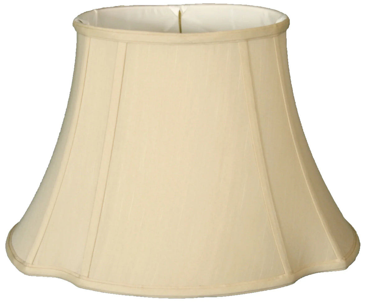 Shade Corner Inverted Oval Lamp Designs Eggshell Royal 17"