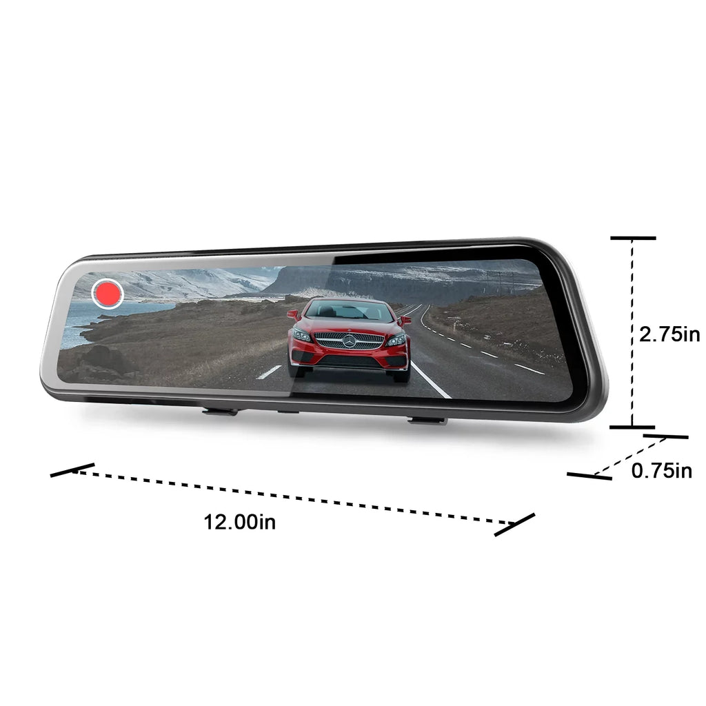10" Rear Mirror and Rexing Dash M1 2K Front cam