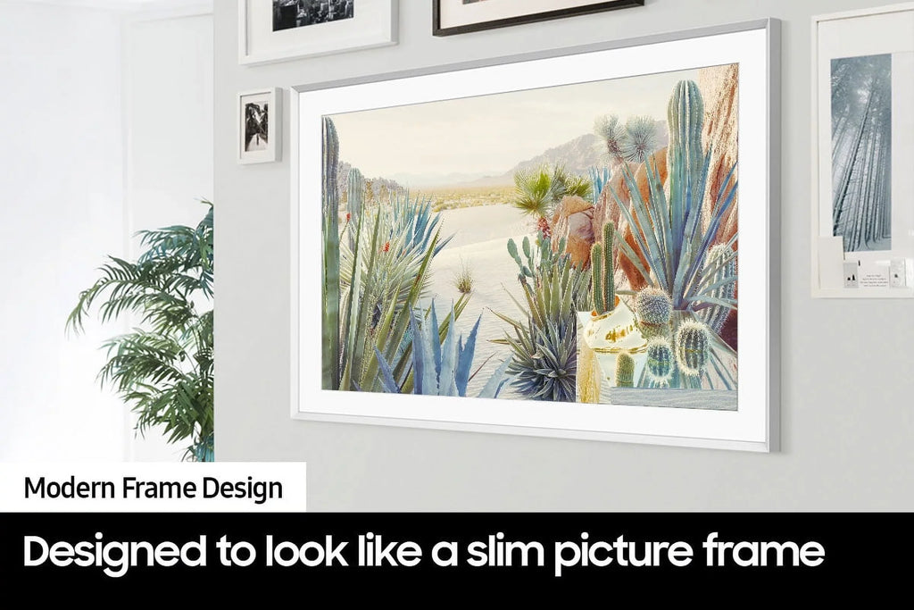 Frame Customizable (2022) The White Quantum -SCFA43WTB - Bezel 43" Frame The with Smart Modern Series Samsung 43-inch