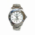 Dial WJ1111 Tag Pre-Owned Silver Quartz Link Heuer Men's Date (Good) Watch