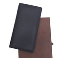 Pre-Owned Wallet (Good) Long Vuitton Black Bifold Billfold Taiga Louis
