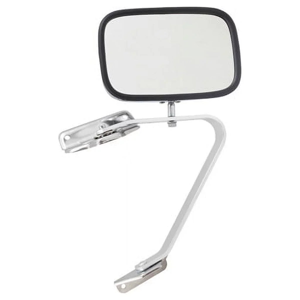 87-91 Mirror Truck Pickup Rear F-Series Swing Chrome View Right For Side Lock