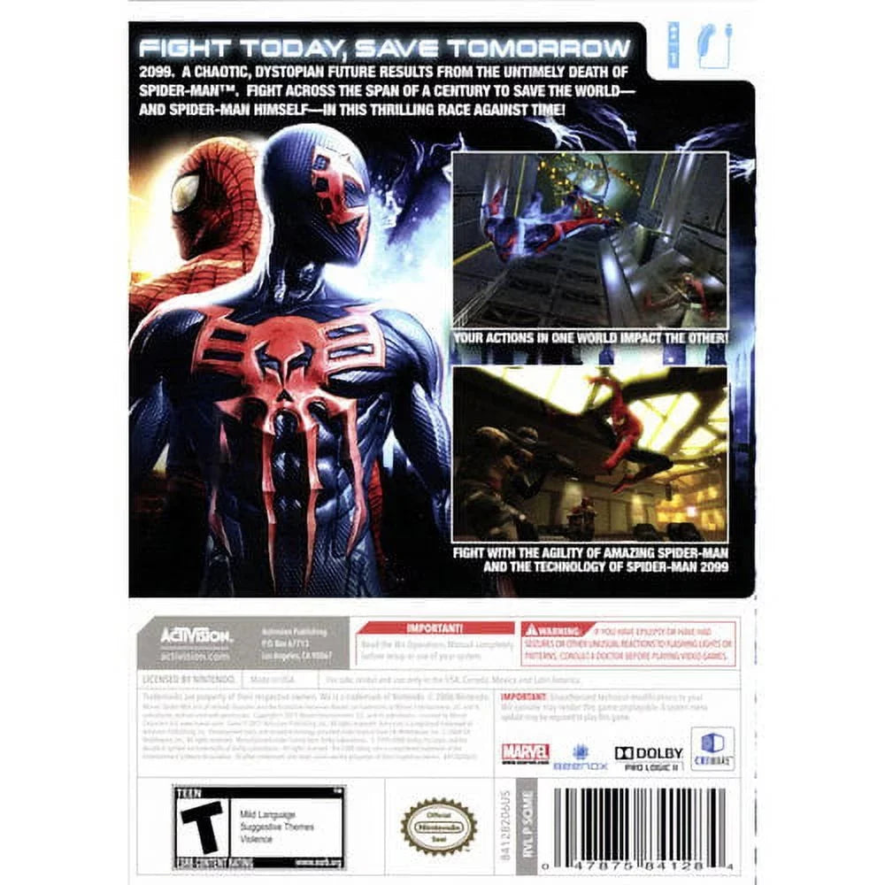 (Wii) Time Spider-Man: Edge of