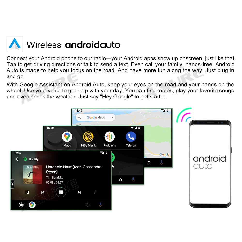 Sonata for CarPlay Car 11 Android Player Wireless 2+32G Srereo Hyundai 2001-2005