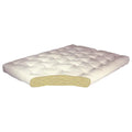 4" All Microfiber,Material:Cotton,Quantity:1 Futon Cotton #604 Mattress-Color:Tan Twin Tan Microfiber