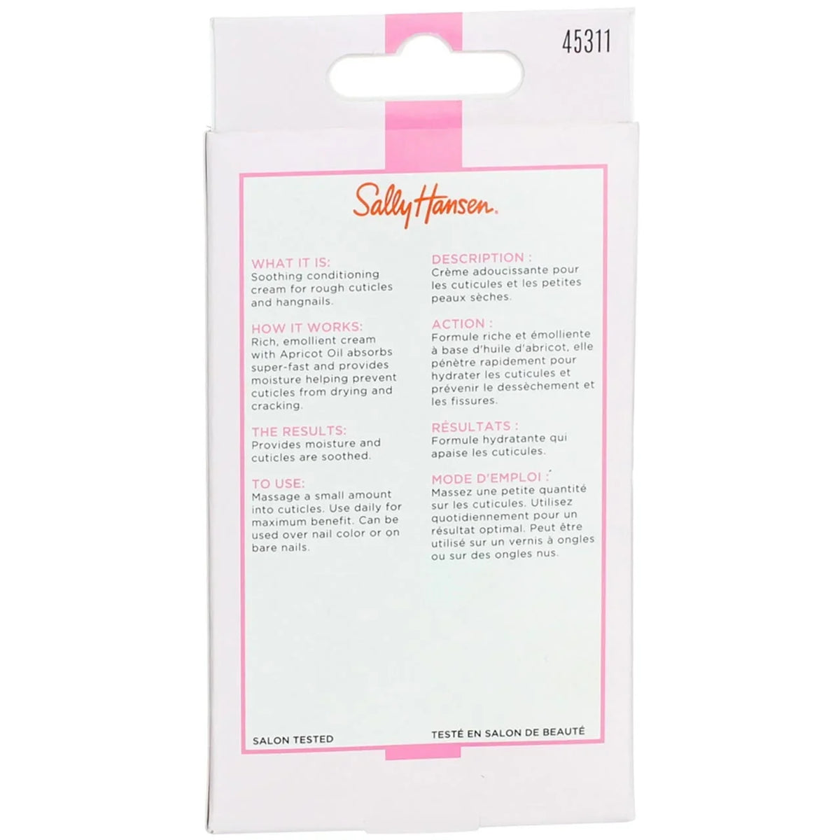 Pack oz 0.4 Hansen Cream 4 Sally - Massage Cuticle