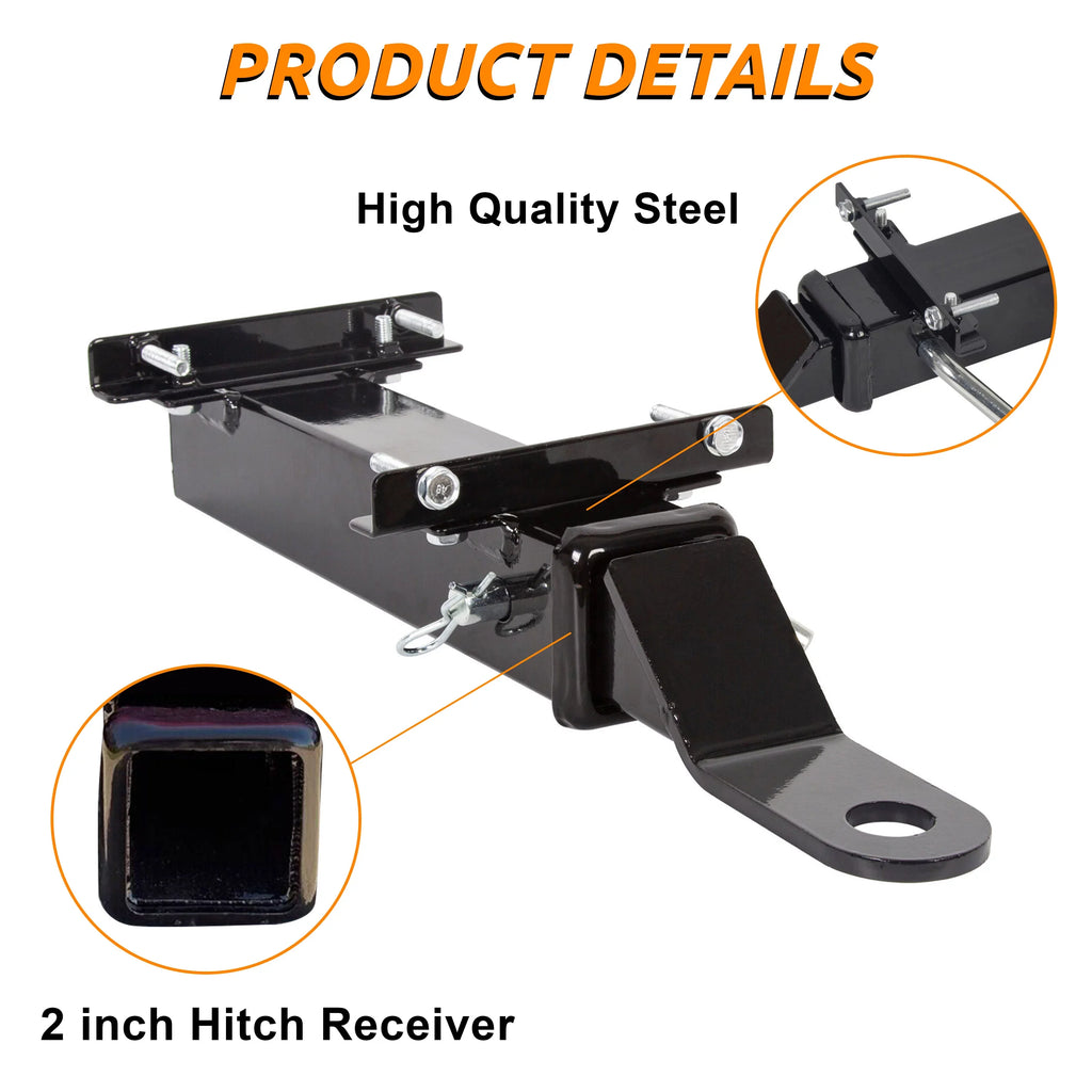 Trailer Club Yamaha Rear Hitch Golf Kit Car Seat Rear Hitch 2" Cart Receiver Receiver Hitch Trailer Universal Receiver