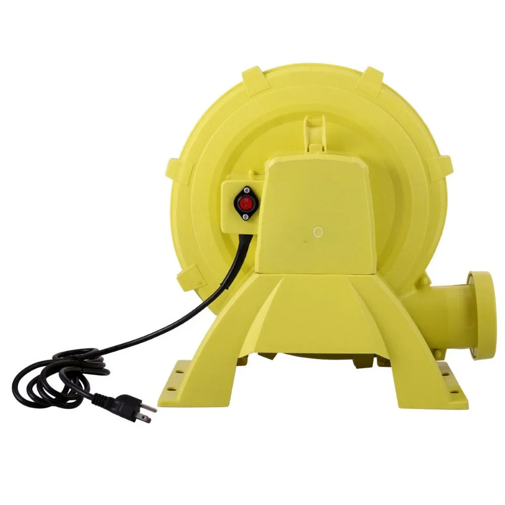 Outdoor Green for Slides, 450W Yellow Bounce Air - Safe, Moisture Fan Pump Castle, and Portable Blower, Inflatable Indoor