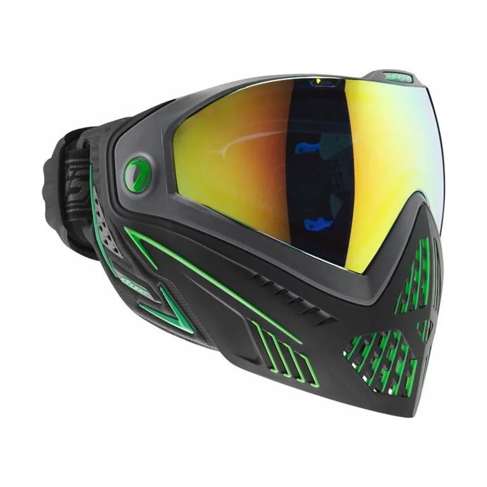 Dye Goggles i5 Emerald / Thermal Matrix Mask Black/Lime - Paintball
