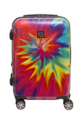 Tie Tie-Dye Rolling Dye Luggage, Inch Hardshell On Carry Swirl Rainbow 22 Wheels, with Suitcase