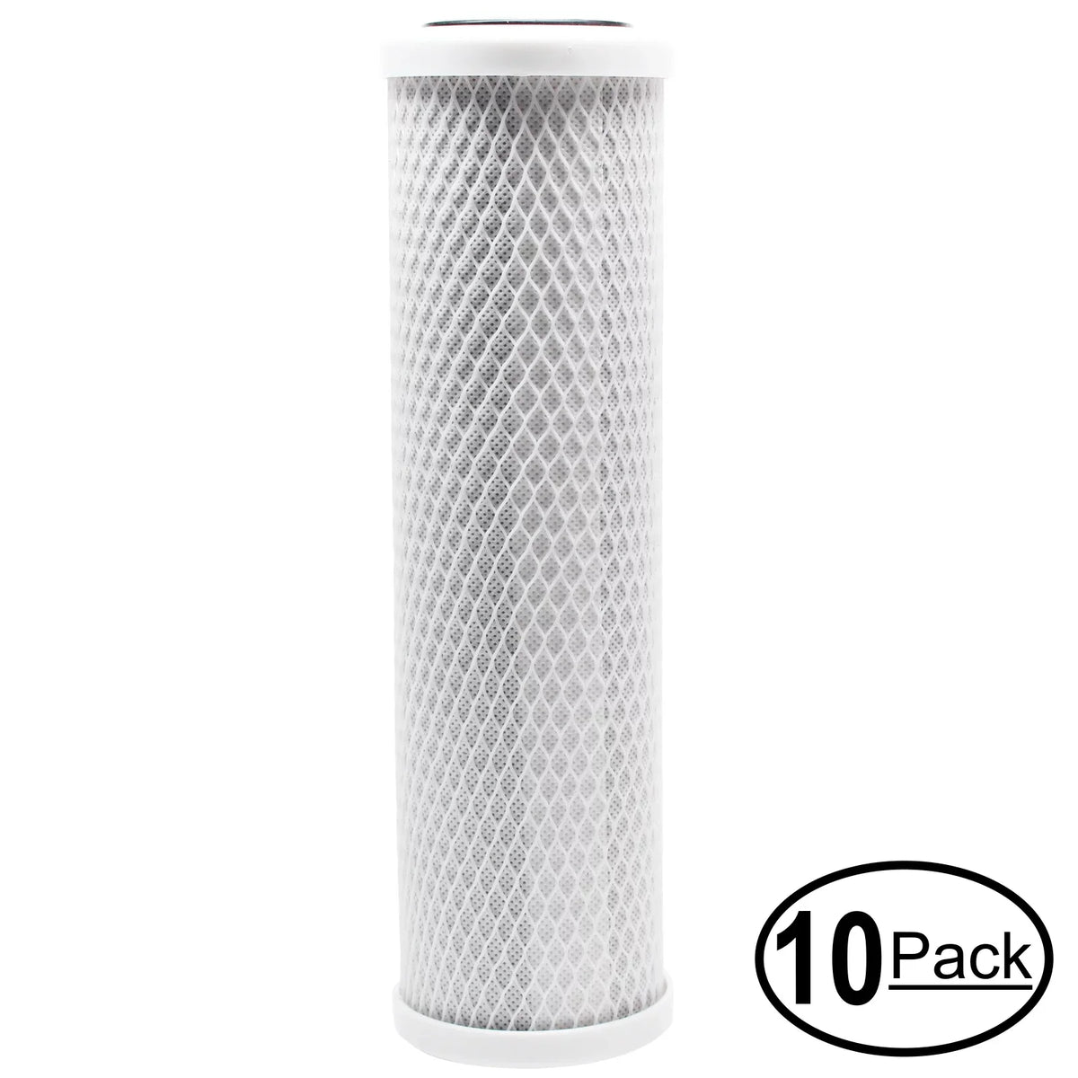 '- Pure Filter inch Activated for 75GPD iSpring Filter Carbon 10 for 10-Pack iSpring 5-Stage Replacement - Block Brand 123Filter RCC7 Universal Denali