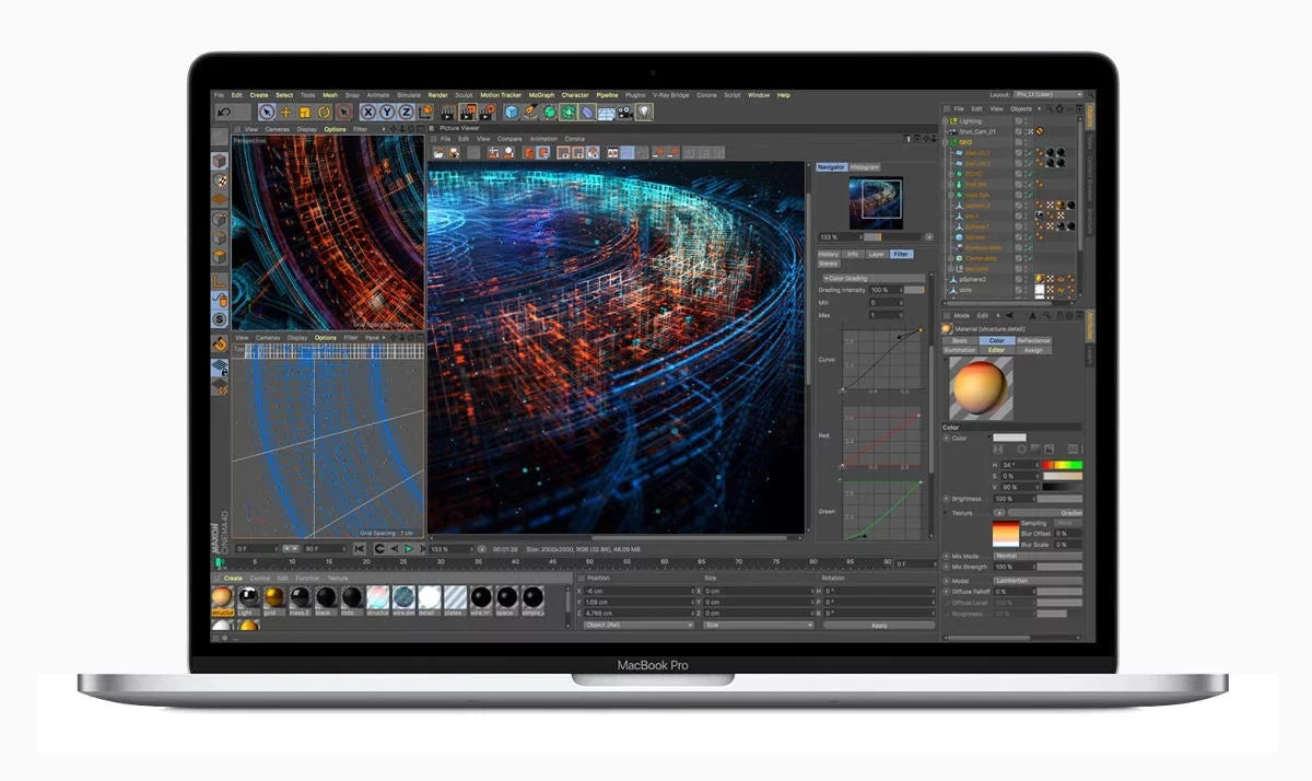 Adapter Macbook Memory Grade Core (2019) 256GB 13.3-inch Power Apple Big Mac (Retina, Included A Touch 2560x1600 MUHQ2LL/A 8GB i5 Pro Silver, Display Quad Sur Bar) 1.4Ghz